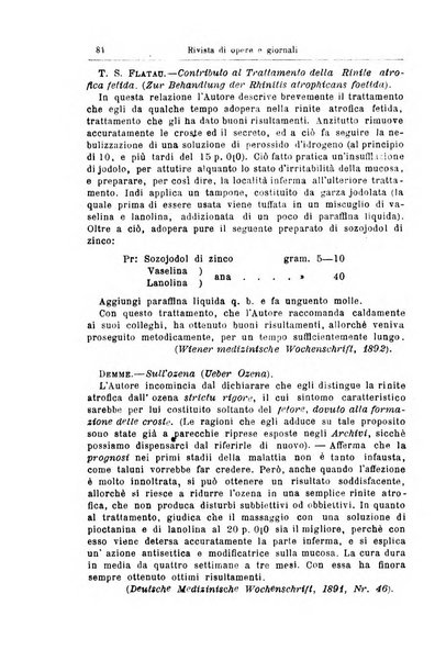 Archivii italiani di laringologia periodico trimestrale