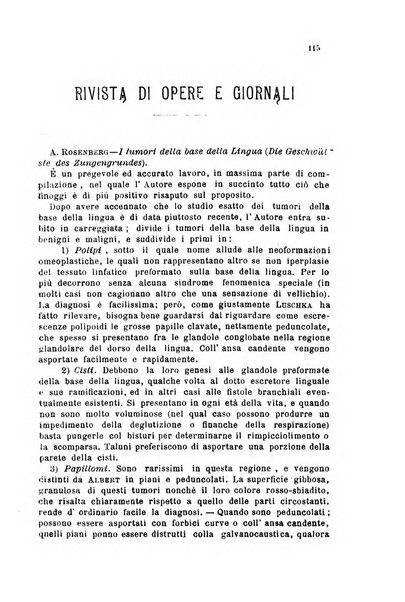 Archivii italiani di laringologia periodico trimestrale