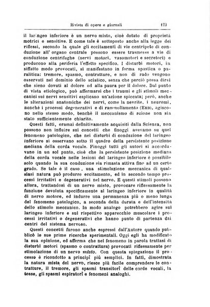 Archivii italiani di laringologia periodico trimestrale