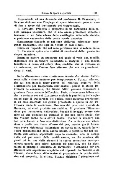 Archivii italiani di laringologia periodico trimestrale