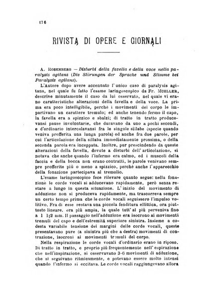 Archivii italiani di laringologia periodico trimestrale