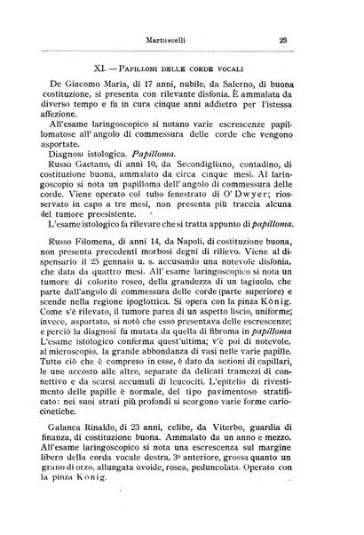 Archivii italiani di laringologia periodico trimestrale