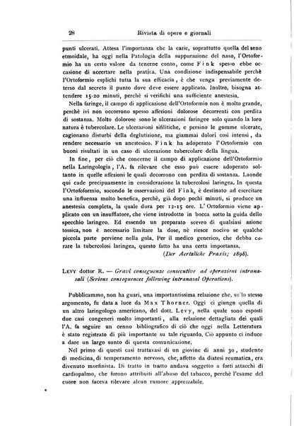 Archivii italiani di laringologia periodico trimestrale