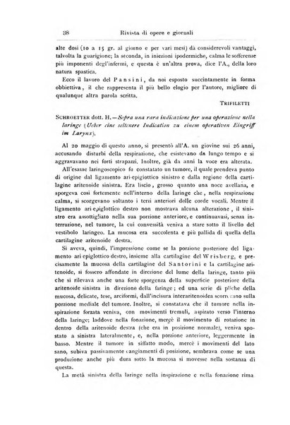 Archivii italiani di laringologia periodico trimestrale