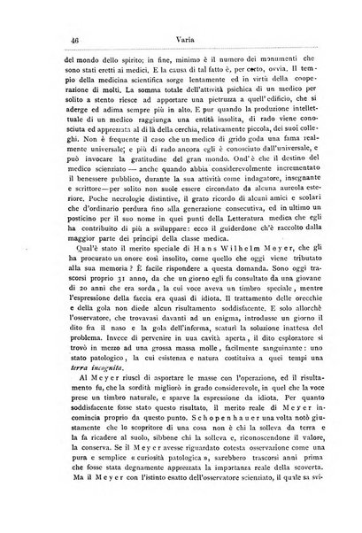 Archivii italiani di laringologia periodico trimestrale