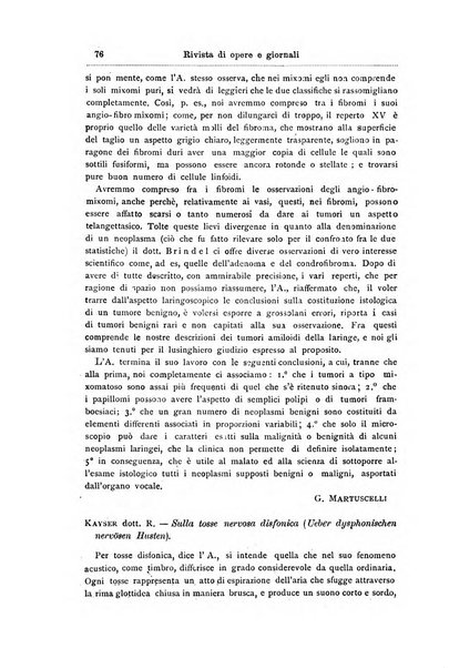 Archivii italiani di laringologia periodico trimestrale