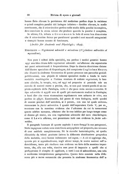 Archivii italiani di laringologia periodico trimestrale