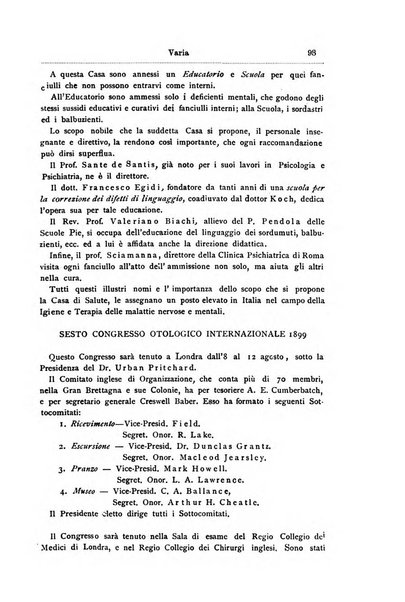 Archivii italiani di laringologia periodico trimestrale