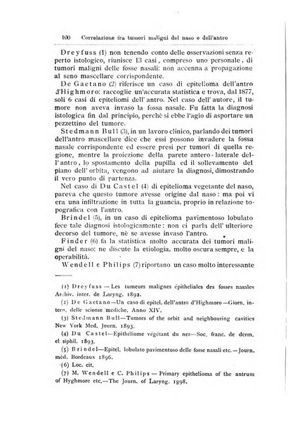 Archivii italiani di laringologia periodico trimestrale