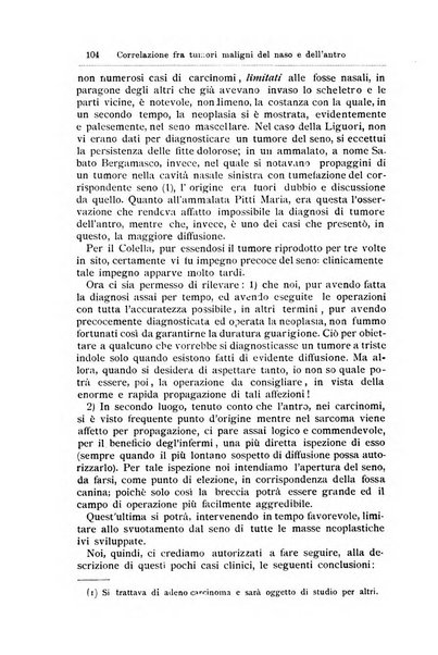 Archivii italiani di laringologia periodico trimestrale