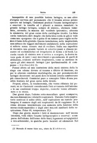 Archivii italiani di laringologia periodico trimestrale