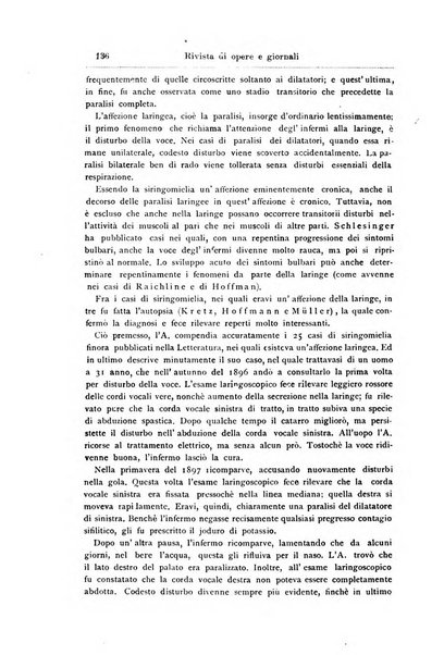 Archivii italiani di laringologia periodico trimestrale