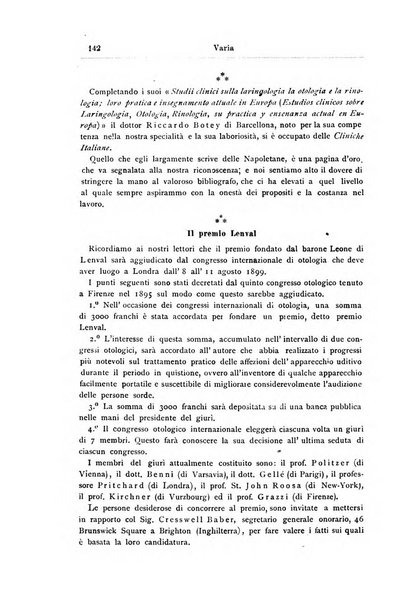 Archivii italiani di laringologia periodico trimestrale