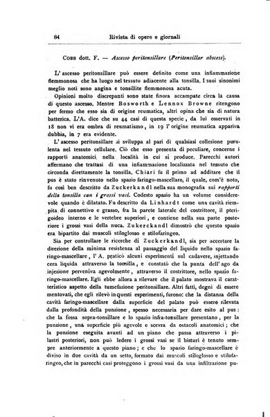 Archivii italiani di laringologia periodico trimestrale