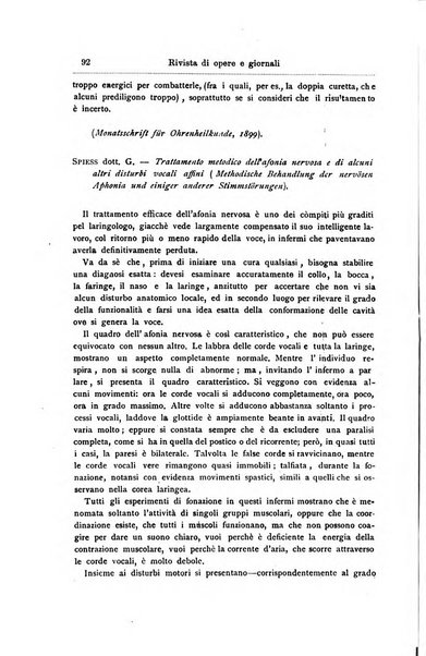 Archivii italiani di laringologia periodico trimestrale