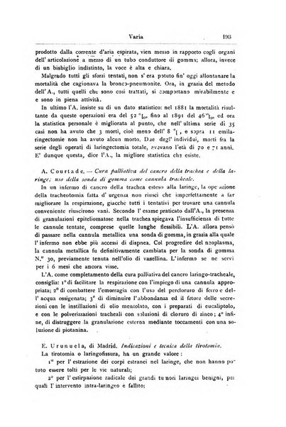 Archivii italiani di laringologia periodico trimestrale