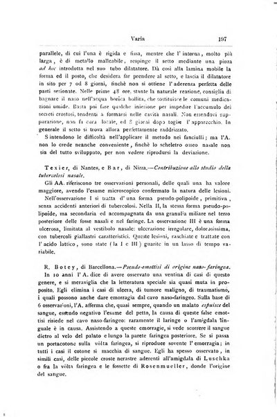 Archivii italiani di laringologia periodico trimestrale