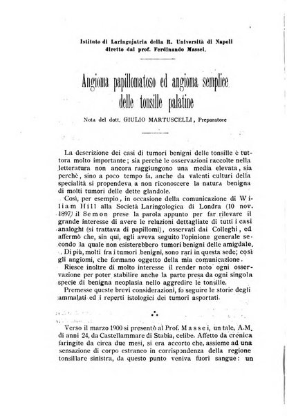 Archivii italiani di laringologia periodico trimestrale