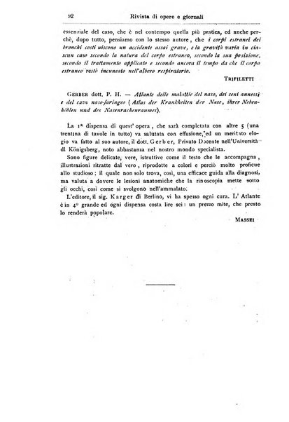 Archivii italiani di laringologia periodico trimestrale