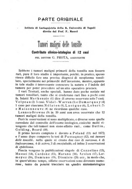 Archivii italiani di laringologia periodico trimestrale