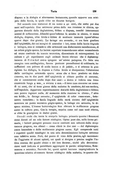 Archivii italiani di laringologia periodico trimestrale