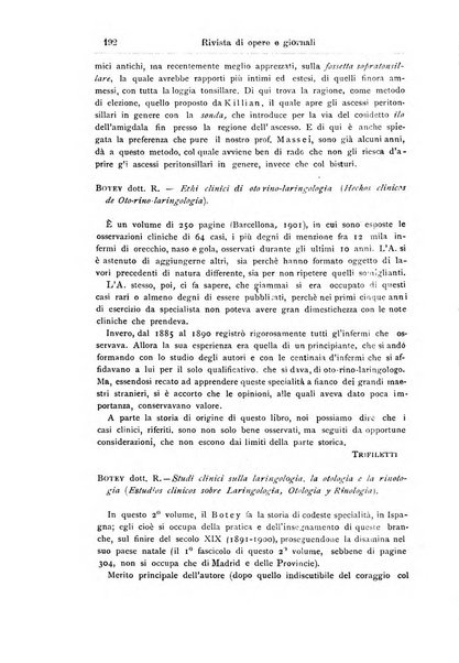 Archivii italiani di laringologia periodico trimestrale