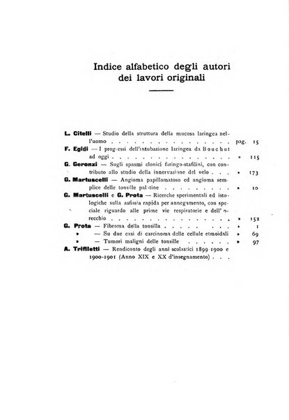 Archivii italiani di laringologia periodico trimestrale