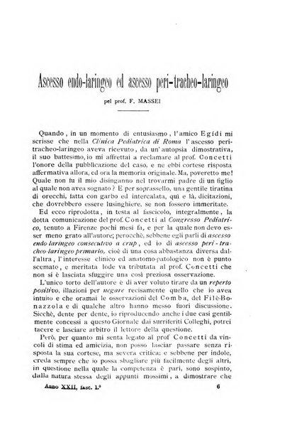 Archivii italiani di laringologia periodico trimestrale