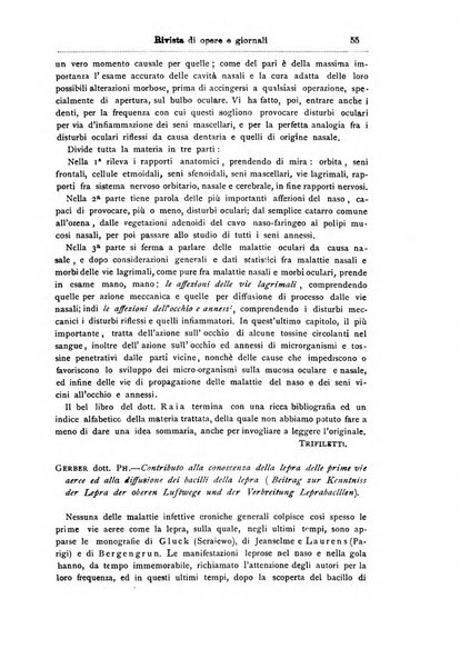 Archivii italiani di laringologia periodico trimestrale