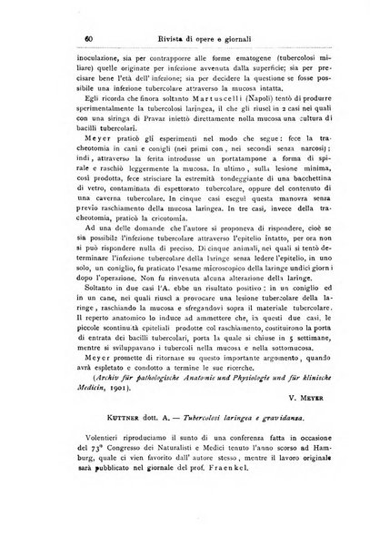 Archivii italiani di laringologia periodico trimestrale