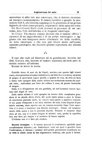 Archivii italiani di laringologia periodico trimestrale