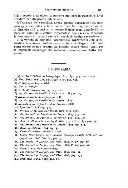 Archivii italiani di laringologia periodico trimestrale