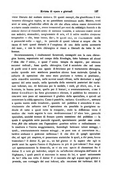 Archivii italiani di laringologia periodico trimestrale