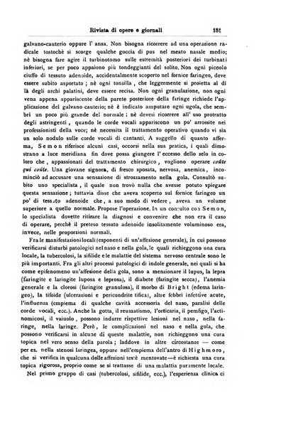 Archivii italiani di laringologia periodico trimestrale