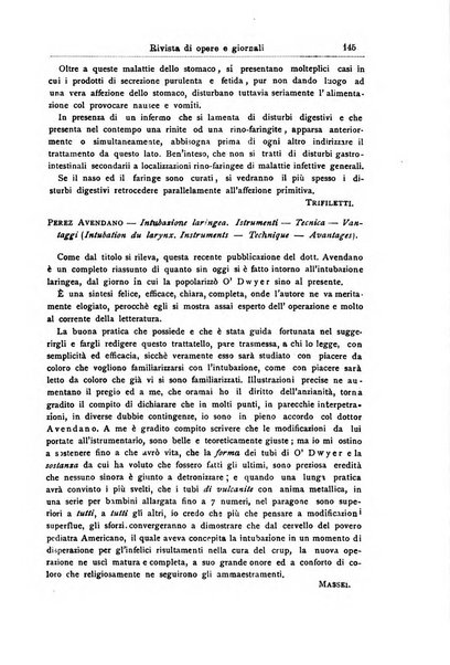 Archivii italiani di laringologia periodico trimestrale