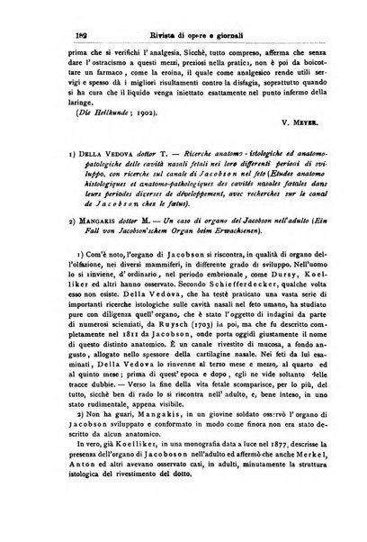 Archivii italiani di laringologia periodico trimestrale