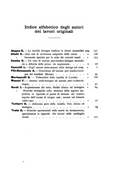 Archivii italiani di laringologia periodico trimestrale