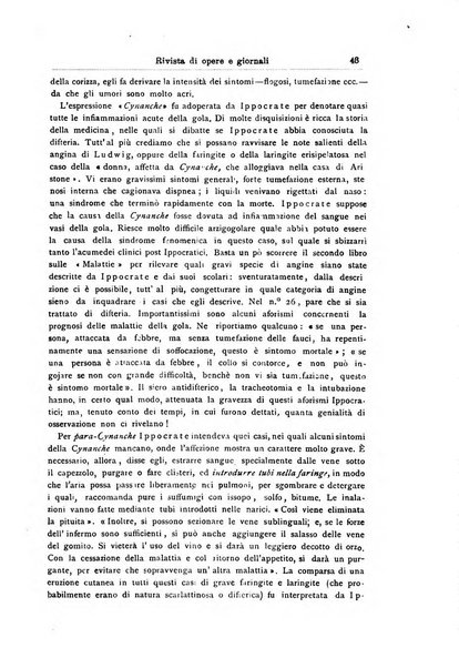 Archivii italiani di laringologia periodico trimestrale