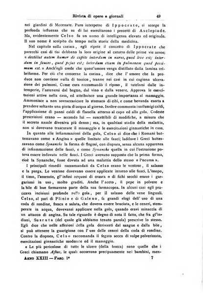 Archivii italiani di laringologia periodico trimestrale