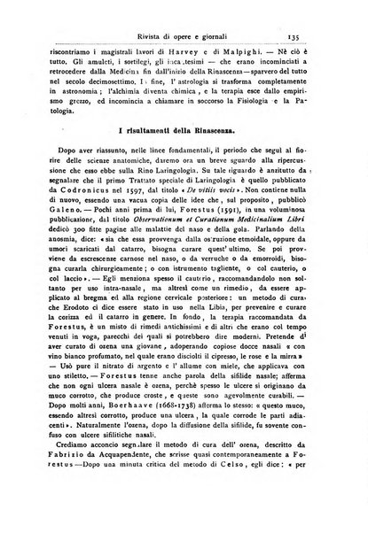 Archivii italiani di laringologia periodico trimestrale