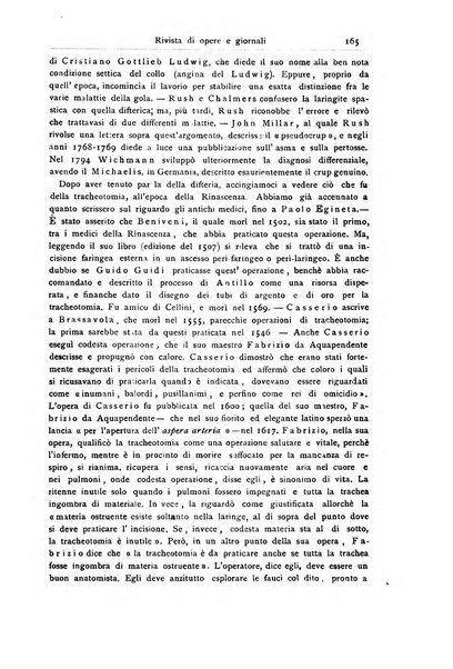 Archivii italiani di laringologia periodico trimestrale