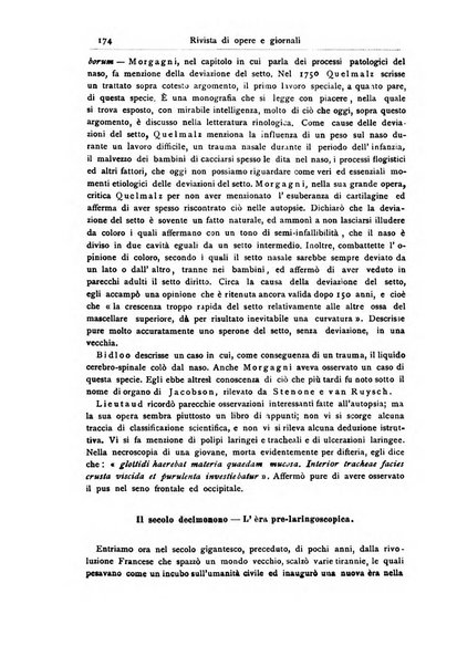 Archivii italiani di laringologia periodico trimestrale