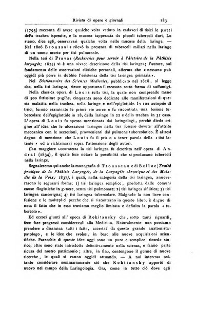 Archivii italiani di laringologia periodico trimestrale