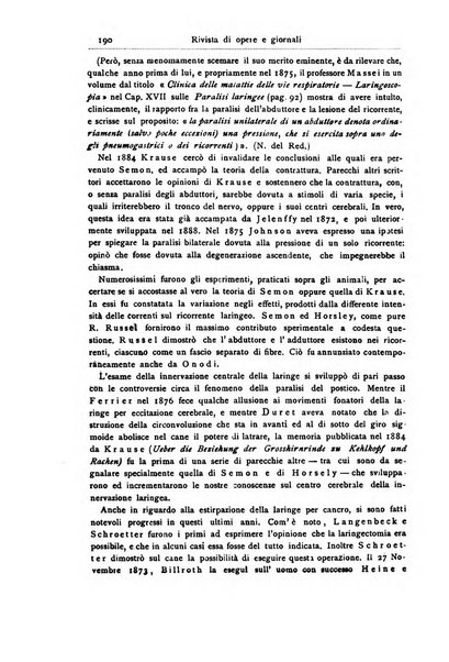 Archivii italiani di laringologia periodico trimestrale