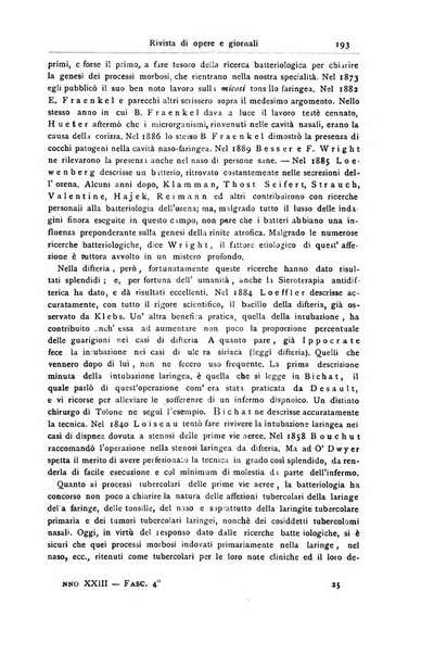 Archivii italiani di laringologia periodico trimestrale