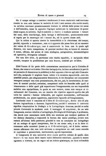 Archivii italiani di laringologia periodico trimestrale