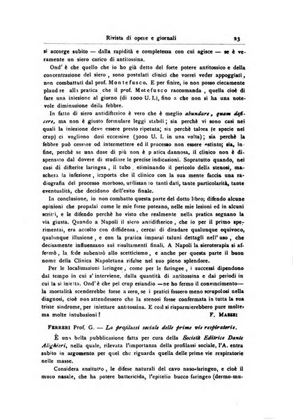 Archivii italiani di laringologia periodico trimestrale