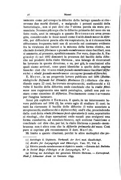 Archivii italiani di laringologia periodico trimestrale