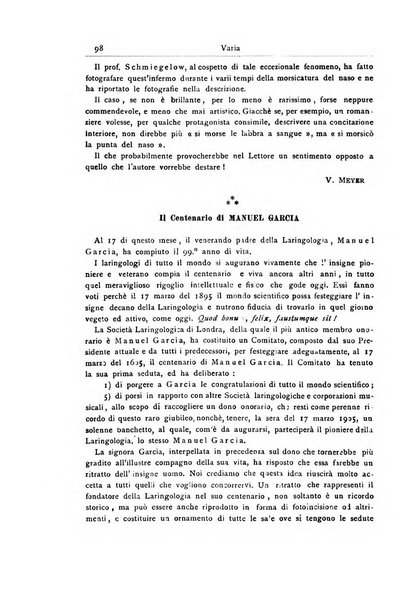 Archivii italiani di laringologia periodico trimestrale