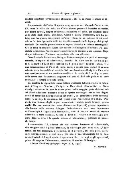 Archivii italiani di laringologia periodico trimestrale